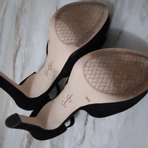 Jessica Simpson | Beeya Ankle Strap Platform Heeled Sandals Shoes | Size 9M - Picture 5 of 8